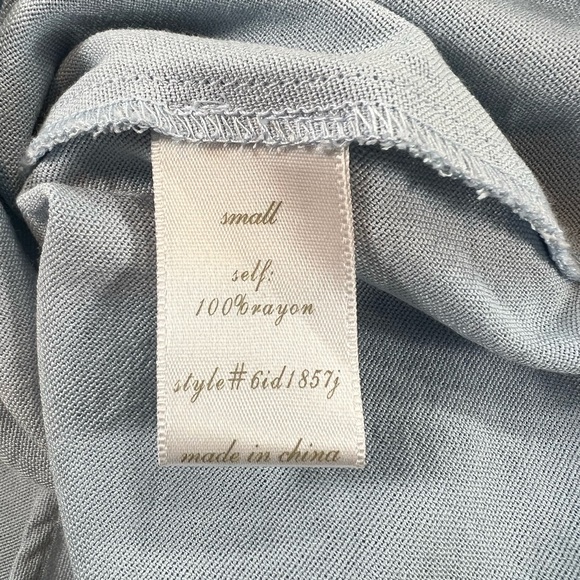 Boho Blue Rain Dress - Picture 6 of 7